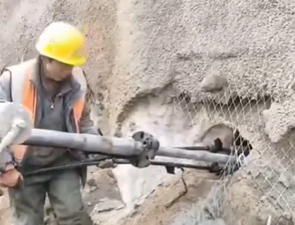 旋喷扩大头现场视频